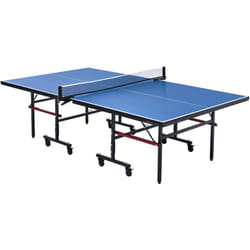 Table de ping-pong pour jeu de tennis de table professionnel, table de tennis de table pliable portable deinterieur en mdf, avec filet a serrage