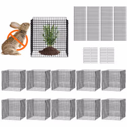 Caractéristiques & Détails Hauteur réglable : ce protecteur de plantes pliable pour animaux peut être empilé pour un assembla ...