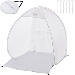 Abri de peinture en aerosol VEVOR, tente de peinture en aerosol portable escamotable 40 x 35 x 40 pouces avec plancher integre, fenetre deechappement