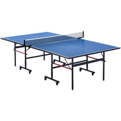 VEVOR Table de ping-pong, pour le jeu de tennis de table professionnel, tables de tennis de table pliable portable deinterieur en MDF, avec filet a