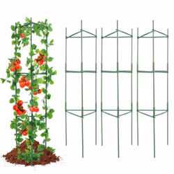 Lot de 6 Cages à Tomates pour Jardin-VEVOR-122 cm-Support pour Plantes en Treillis-pour Jardin Surélevé Légumes