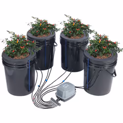Caractéristiques & Détails Matériau durable et résistant à la corrosion : notre système de culture hydroponique DWC de 20 L c ...