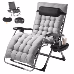 Bain de Soleil Inclinable Zéro Gravité-VEVOR-825 mm-Transat Relax Jardin pour Intérieur Extérieur-Chaise Longue Anti-gravité- ...