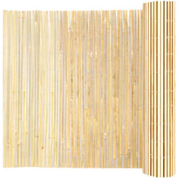 Vevor - Cloture en Lattes de Bambou Naturel, 4 x 1,8 m, Brise-vue de Confidentialite, Rouleau de Protection Decoratif en Bambou, pour Intimite dans