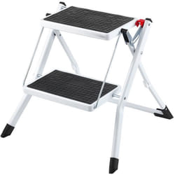 Marche Pied Pliable - VEVOR - H7 Marchepied Escabeau à 2 Marches Pliable Capacité de Charge 150 kg Portable