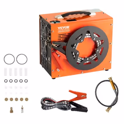 Compresseur dAir PCP - VEVOR - Compresseur dAir Portable Pcp 30MPa Convertisseur Intégré CC12V-CA230V Arrêt Auto