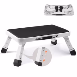 Marchepied Pliable -VEVOR-Capacité 150 kg-450 x 310 x 166 mm-pour Tout-petits Adultes Bureau Camping-cars Salles de Bains