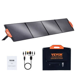 Panneau Solaire Portable - VEVOR - Panneau Solaire Portable Monocristallin Chargeur Solaire ETFE Pliable Monocristallin 200W