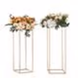 Support Fleur Mariage - VEVOR - 2PCS Support de Fleurs de Mariage Centre Table de Mariage Métal Doré 80 cm