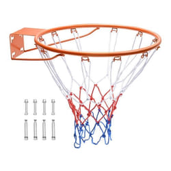 Panier de Basket - VEVOR -  Cerceau de Basket Arceau de Basket-ball 483 mm avec Filet pour Remplacement