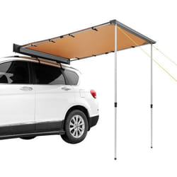 Auvent Voiture Rétractable-VEVOR-14x2 m Grand Auvent Latéral Voiture-pour Camions SUV Fourgonnettes Camping-cars