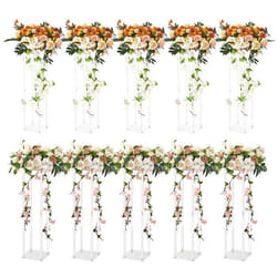 Support de Fleurs Mariage - VEVOR - 10PCS - Acrylique - 60 cm