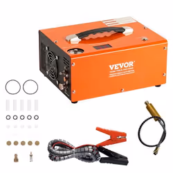 Compresseur dAir PCP  - VEVOR -  Compresseur dAir Portable Pcp 30MPa Convertisseur Intégré CC 12V-CA 230V Arrêt Auto