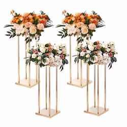 Support de Fleurs de Mariage - VEVOR - Colonne en Métal 80 cm - Design Élégant et Résistant