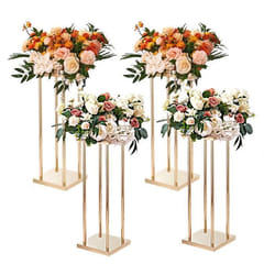 Support de Fleurs de Mariage - VEVOR - Colonne en Métal 80 cm - Design Élégant et Résistant