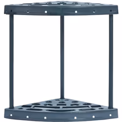 Range Outils de Jardin VEVOR 194x32x20 pouces19 Emplacements Porte Serpillière pour Rangement Râteaux Balais Pelles à Long Ma ...