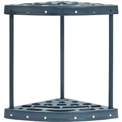 Range Outils de Jardin VEVOR 194x32x20 pouces19 Emplacements Porte Serpillière pour Rangement Râteaux Balais Pelles à Long Manche