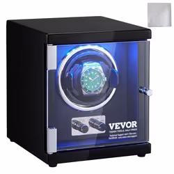 Remontoir Montre Automatique - VEVOR - Capacité 1 montresAvec moteur japonais Mabuchi Silencieux 5 modes de remontage