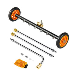 Nettoyeur de Surface pour Nettoyeur Haute Pression-VEVOR-590 mm-Accessoire Nettoyeur sol en Acier Inox sur Roues-275 Bar