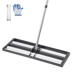 Râteau de Nivellement de Pelouse-VEVOR-762 x 254 x 2290 mm-Niveleur de Gazon-pour Cour Terrain de Golf Jardin