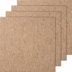 Dalles de Moquette Réutilisables-VEVOR-50x50 cm-16PCS-pour Chambre à Coucher Salon-Marron Foncé