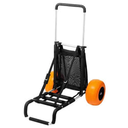 Chariot de Plage-VEVOR-avec Grandes Roues en Mousse 305 cm Chariot de Transport 76x39 cm-pour Camping Pique-Nique BBQ Extérieur