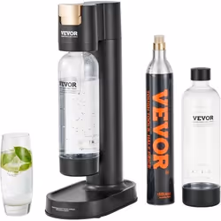 Machine à eau gazeuse pour gazéification domestique-VEVOR-machine et soda-compatible avec le cylindre de CO2 60 L à visser
