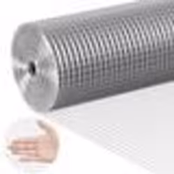 Grillage métallique soudé-VEVOR- 610mm x 3048mm rouleau treillis métallique galvanisé à chaud maillage 127 x 127mm-pour jardi ...