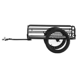Remorque de vélo-VEVOR-capacité de charge de 125 kg chariot de véloconvient à la plupart des roues de vélo en acier au carbone