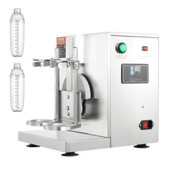 Mixeur à boissons - VEVOR - 316 x 360 x 365 mm Batteur Mixeur à Milkshake 120 W Appareil à Thé au Lait en Inox 2 Têtes
