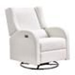 Fauteuil Inclinable Électrique-VEVOR-Angle Réglable entre 110° et 165°-Charge 1134 kg-Polyester-Salon-Chambre à Coucher-Gris Clair