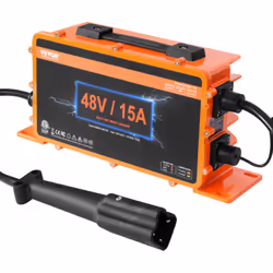 Caractéristiques & Détails Véritable compatibilité avec 3 batteries : notre chargeur de batterie pour voiturette de golf offr ...