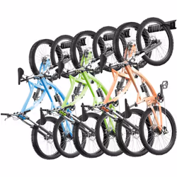 Caractéristiques & Détails Maximisez votre espace : accrochez vos vélos au mur avec notre support de rangement mural pour vél ...