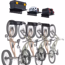 Caractéristiques & Détails Maximisez votre espace : accrochez vos vélos au mur avec notre support de rangement mural pour vél ...