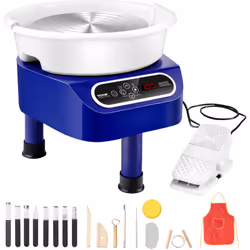 Caractéristiques & Détails Stabilité super douce : notre machine à tour de poterie est dotée d'un moteur avancé à entraînemen ...