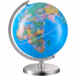 Caractéristiques & Détails Frontières politiques et frontières nationales claires : notre globe de 8 pouces/203,2 mm offre un ...