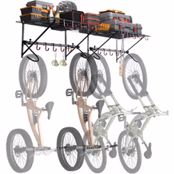 Caractéristiques & Détails Maximisez votre espace : accrochez vos vélos au mur avec notre support de rangement mural pour vél ...