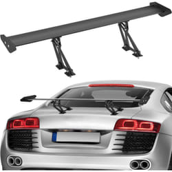 Aileron deaile de style gt, 1100 mm, becquets arriere universels, avec pont unique, en materiau aluminium leger reglable, spoilers arriere de