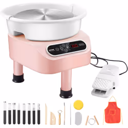 Caractéristiques & Détails Stabilité super douce : notre machine à tour de poterie est dotée d'un moteur avancé à entraînemen ...