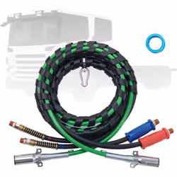 Caractéristiques & Détails Kit de conduites d'air pour semi-camion de 12 pieds / 3,7 m : le kit de conduites d'air pour semi- ...