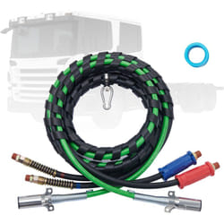 VEVOR Kit Flexible de Frein pour Semi-Remorque 3 en 1 Tuyau d’Air Comprime 3,7 m