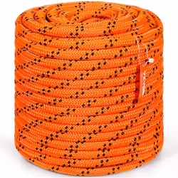 Corde en polyester polyvalente VEVOR Avec une couche extérieure résistante en polyester double tressé haute résistance, notre ...