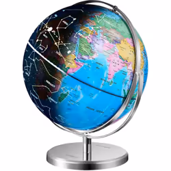 Caractéristiques & Détails Frontières politiques et frontières nationales claires : notre globe de 9 pouces/228,6 mm offre un ...