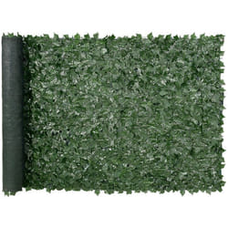 Haie Artificielle-VEVOR-150x300 cm-Brise Vue Clôture de Lierre Artificiel Intimité-pour Jardin Extérieur Cour Balcon Terrasse