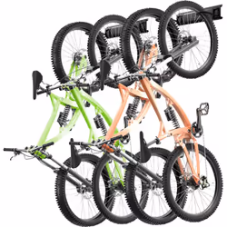 Caractéristiques & Détails Maximisez votre espace : accrochez vos vélos au mur avec notre support de rangement mural pour vél ...