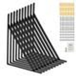 Supports détagères - VEVOR - Équerre détagère support flottant lourd 308 x 209 x 25 mm 10 pcs triangulaire