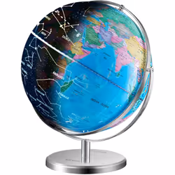 Caractéristiques & Détails Frontières politiques et frontières nationales claires : notre globe de 13 pouces/330,2 mm offre u ...