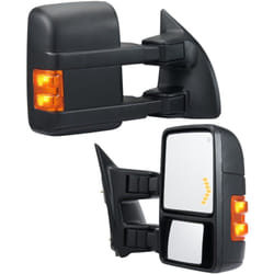 Vevor - Retroviseurs de remorquage pliable, paire gauche et droit, miroir de remorquage chauffant electrique pour Ford F250/F350/F450/F550 Super Duty