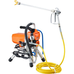 VEVOR Pulverisateur sans Air avec Tuyau Haute Pression, Pistolet de Peinture Murale 2200 W, 3000 PSI, 2 L/min, Moteur sans Balais Inclus, pour