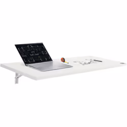 Caractéristiques & Détails Pliage à fermeture lente : conçue pour économiser de l'espace, cette table pliante murale se plie  ...